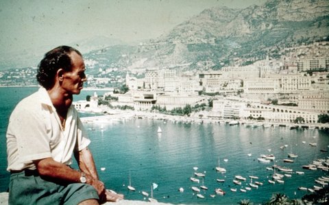 September 1958: Bruno Gröning blickt auf Monaco