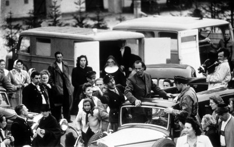 Außenaufnahmen zu Rolf Englers Dokumentarfilm „Gröning“, der bis heute als verschollen gilt