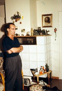 Bruno Gröning in seinem Wohnzimmer in Plochingen